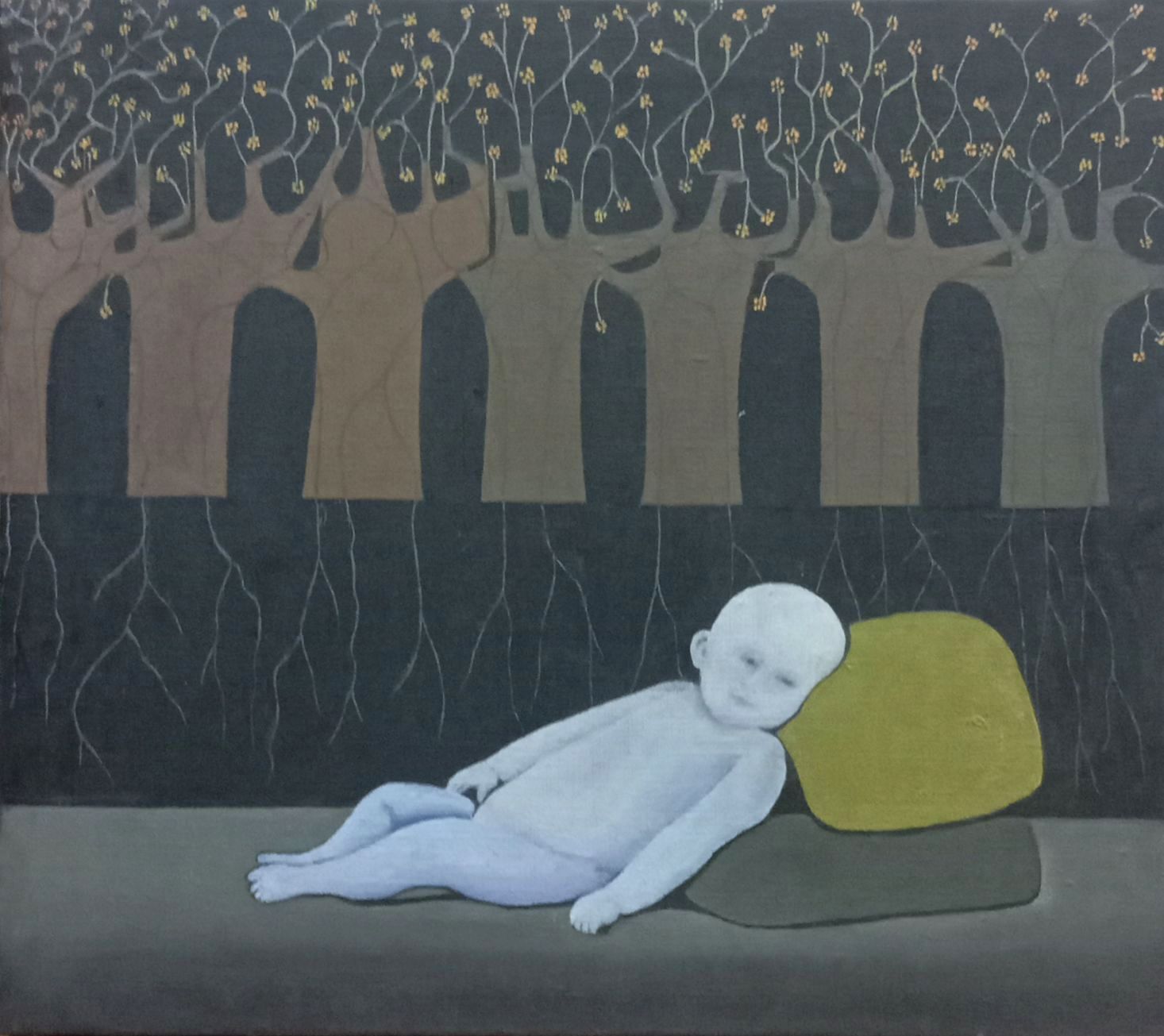 2025 Bebé (Maruja) 41x46 Óleo sobre lienzo